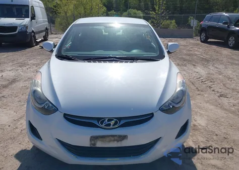 2013 Hyundai Elantra Gls из США, поврежденный, VIN 5NPDH4AEXDH172380